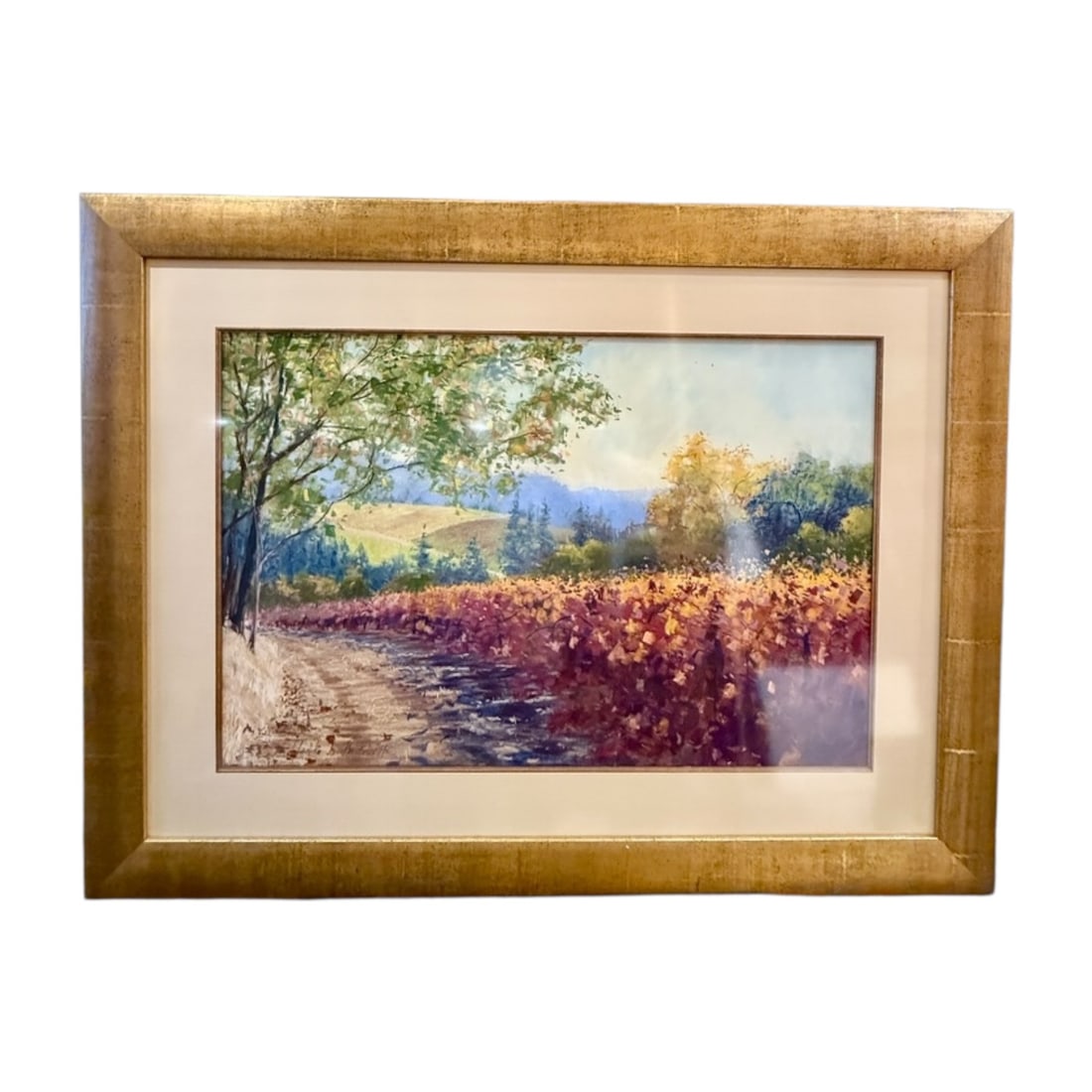 Clark G Mitchell Signed Vineyard Landscape (1 of 4)