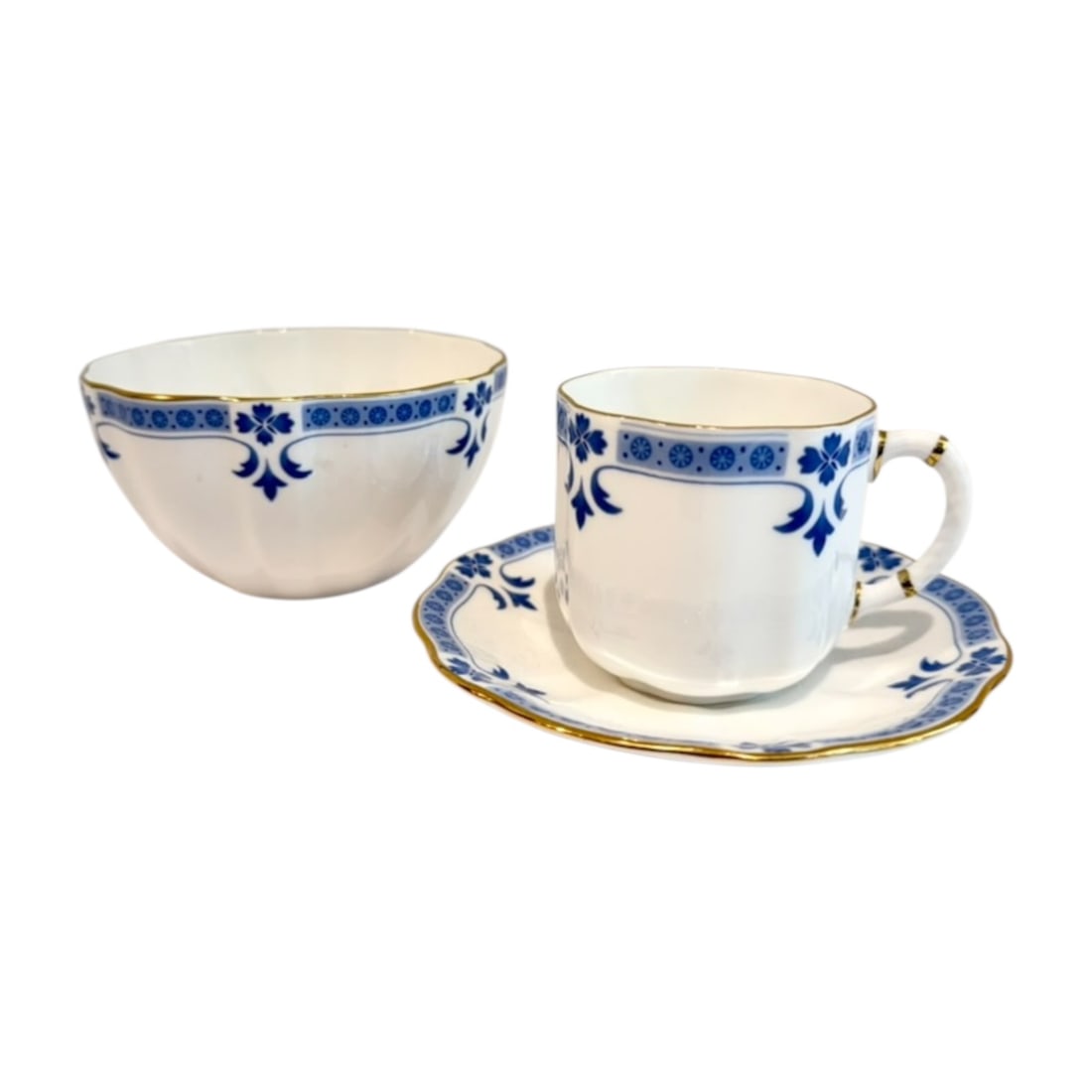 Royal Crown Derby Grenville Three-Piece Coffee Set with Open Sugar Bowl (1 of 4)