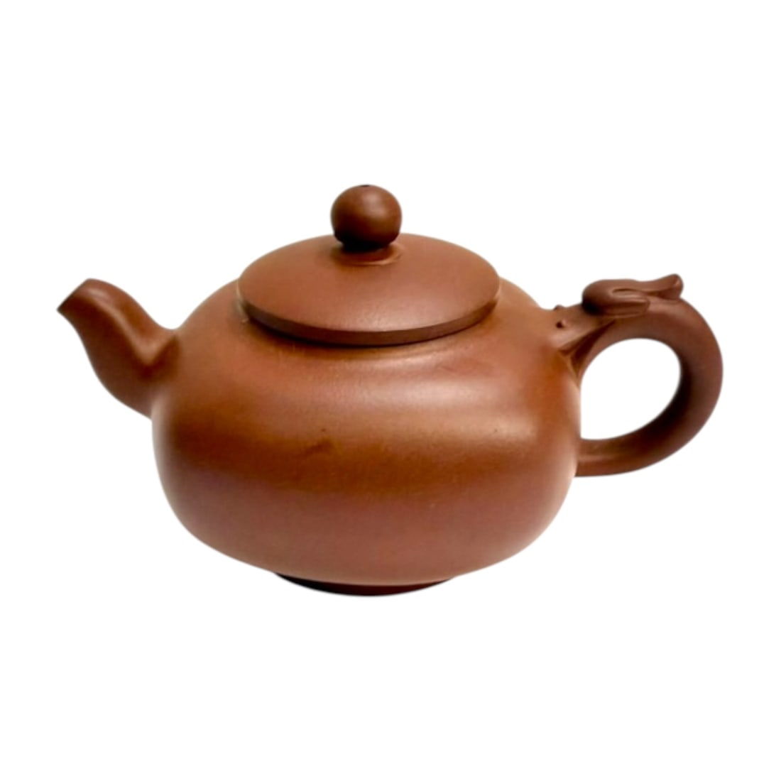 Chinese Yixing-Style Zisha Teapot with Plum Branch Decoration (1 of 6)