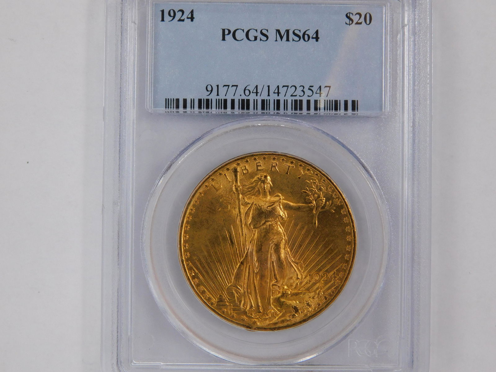 1924 $20 St. Gaudens, Gold (1 of 2)