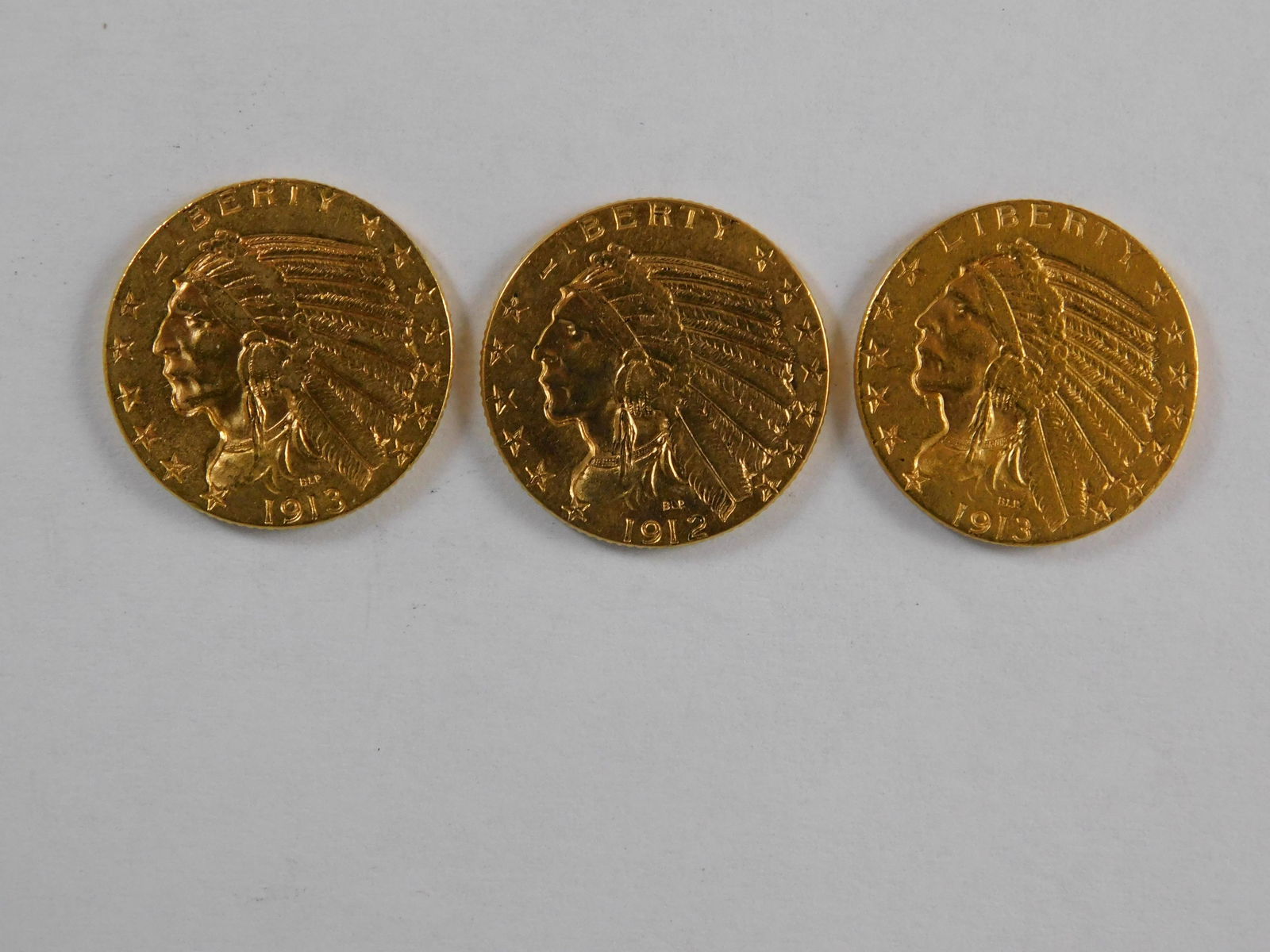 $5 Gold Indians, Qty 3 (1 of 3)