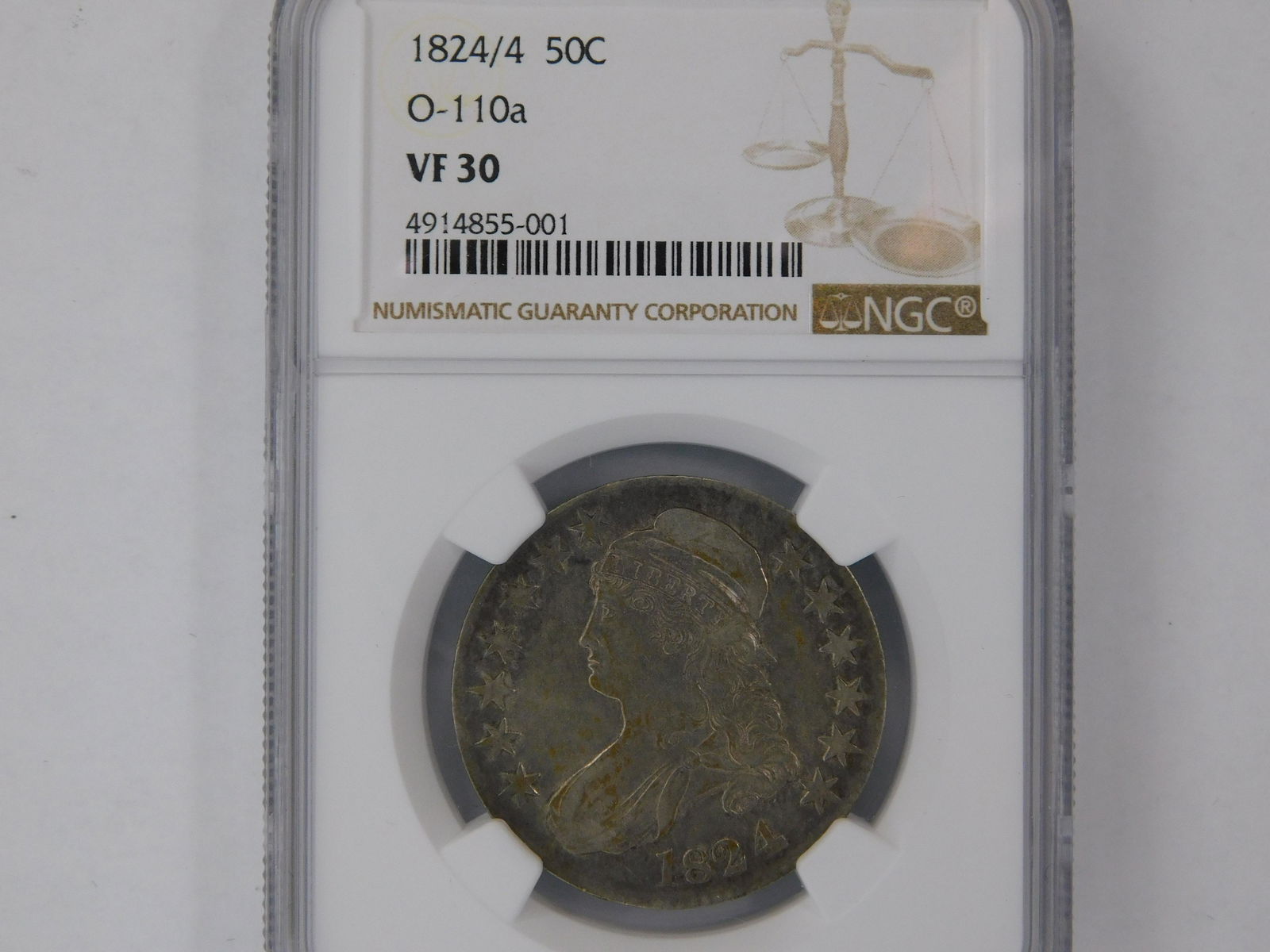 1824/4 Capped Bust 50 Cents (1 of 2)