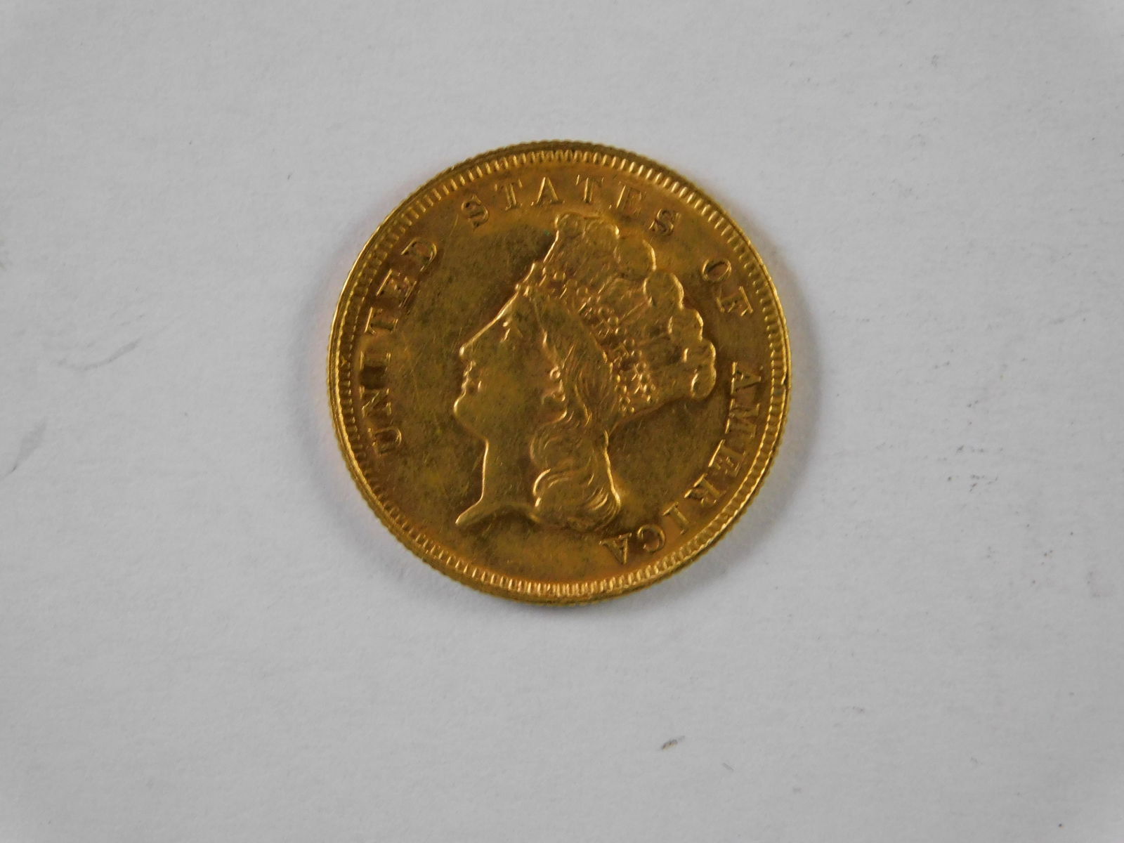 1878 $3 Gold Princess (1 of 2)