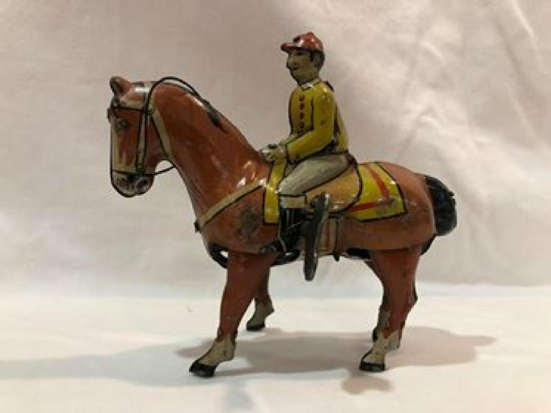 Pre-WW1 German Wind Up Racehorse (1 of 3)