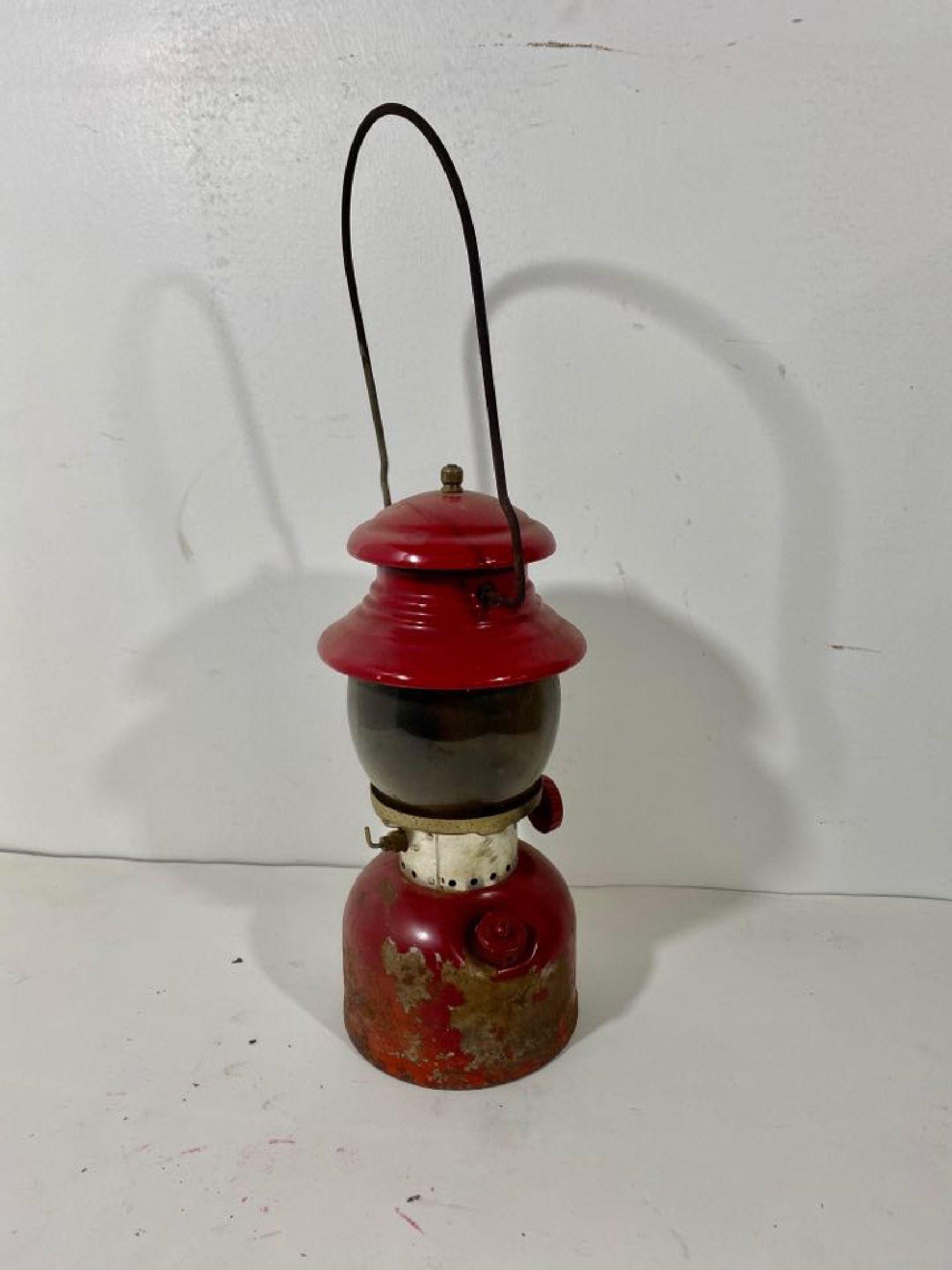 Early Coleman Lantern With Pyrex Globe Model 200A (1 of 1)