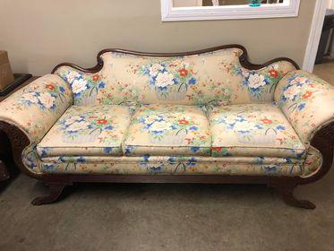 Antique Duncan Phyfe Sofa: Antique Duncan Phyfe Sofa