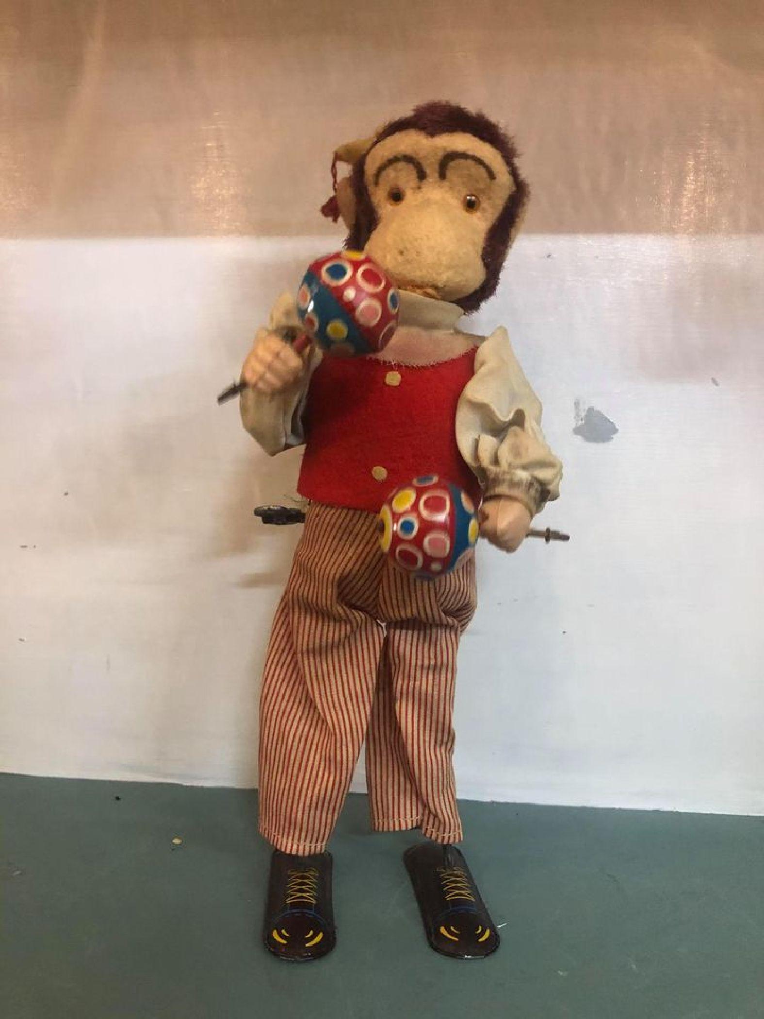 Japan Wind Up Monkey Toy (1 of 1)