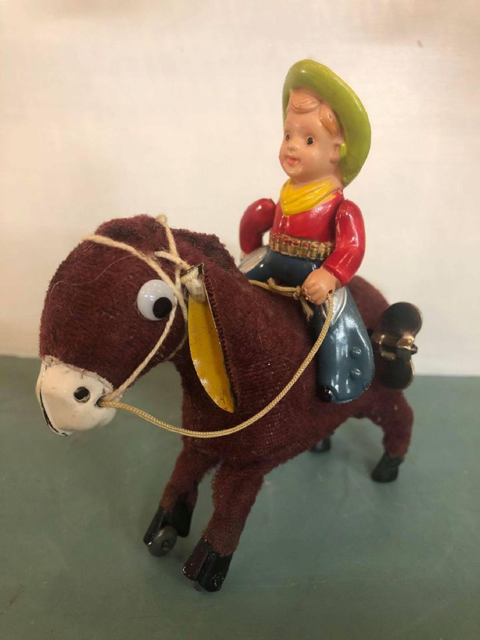 Japanese Tin Toy Wind Up Horse Toy: Japanese Tin Toy Wind Up Horse Toy