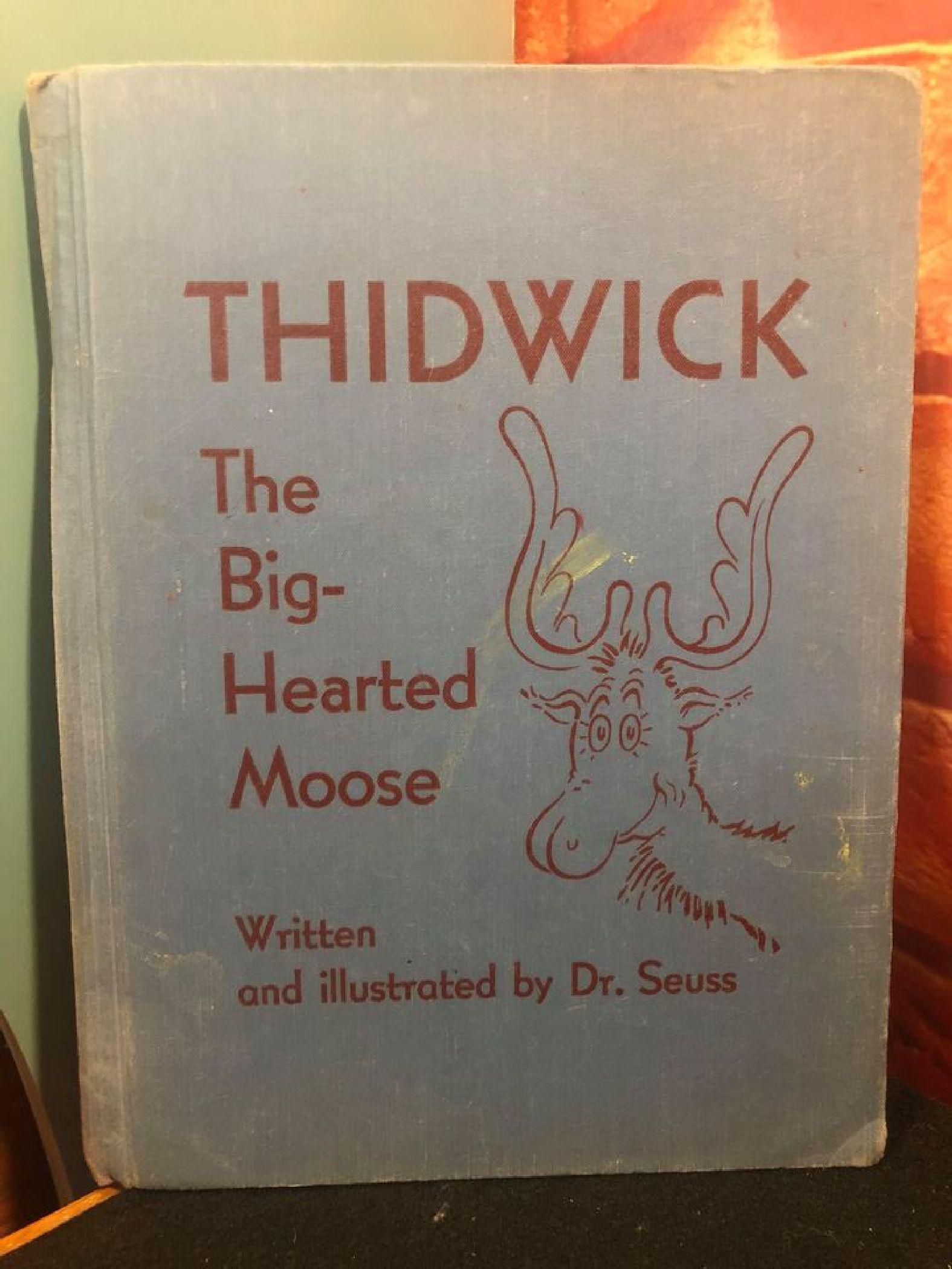 1948 Dr. Seuss Thidwick The Big Hearted Moose (1 of 1)