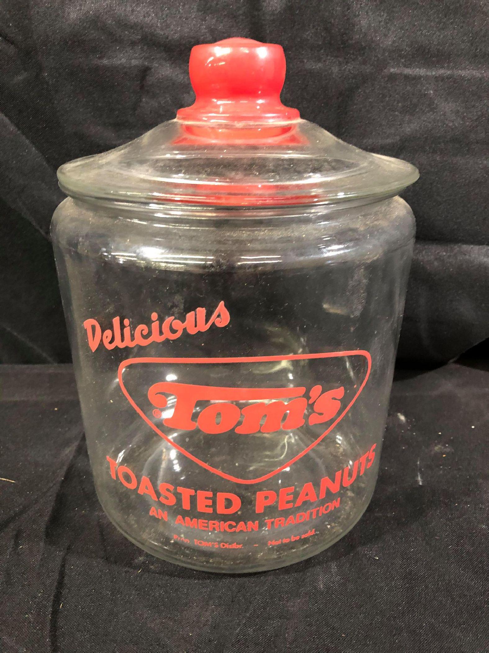 Tom's Roasted Peanuts Jar: Tom's Roasted Peanuts Jar