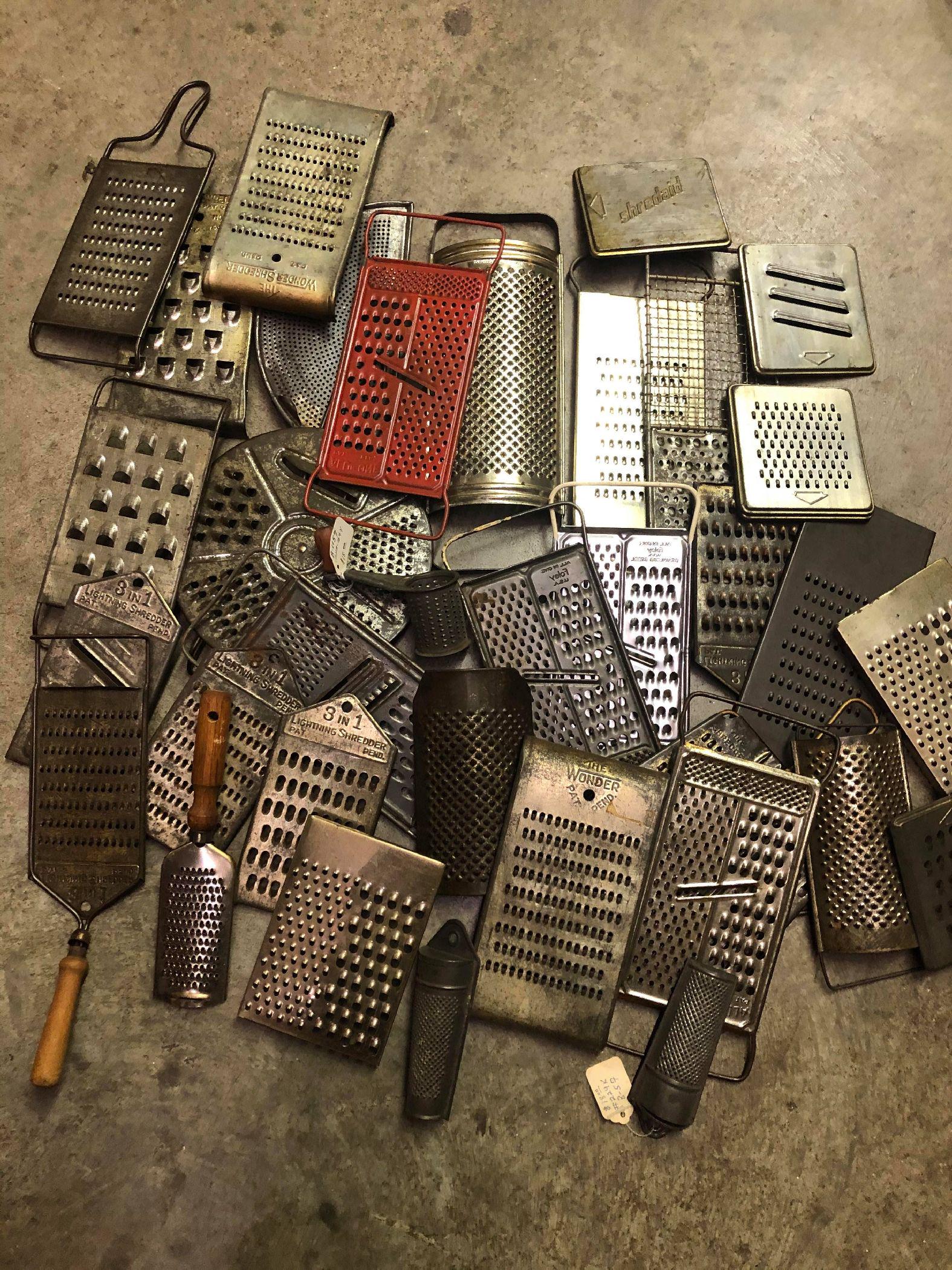 Large Collection Of Graters/Shredders: Large Collection Of Graters/Shredders