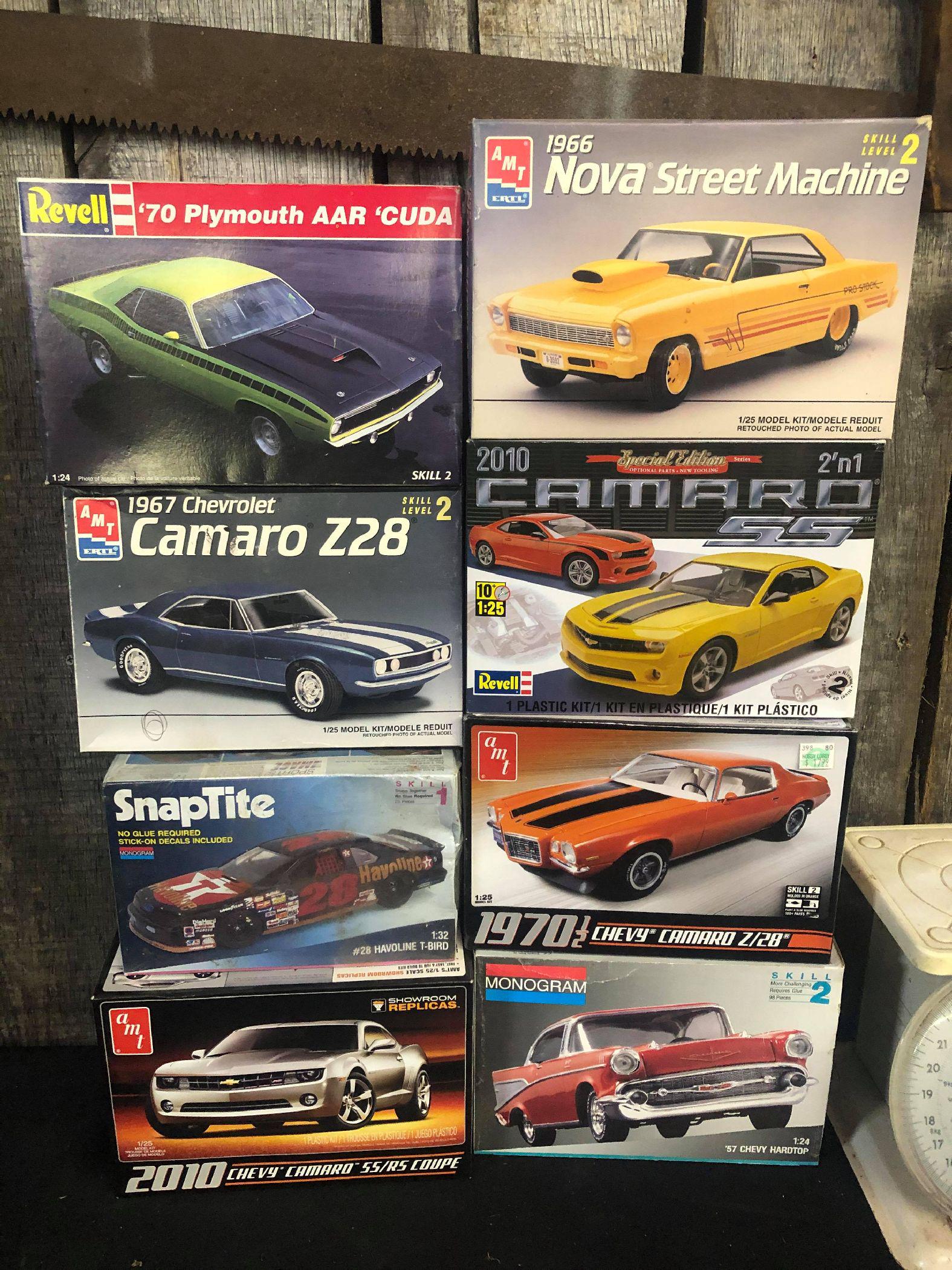 Revell, AMT, Monogram & SnapTite Plastic Model Kits: Revell, AMT, Monogram & SnapTite Plastic Model Kits