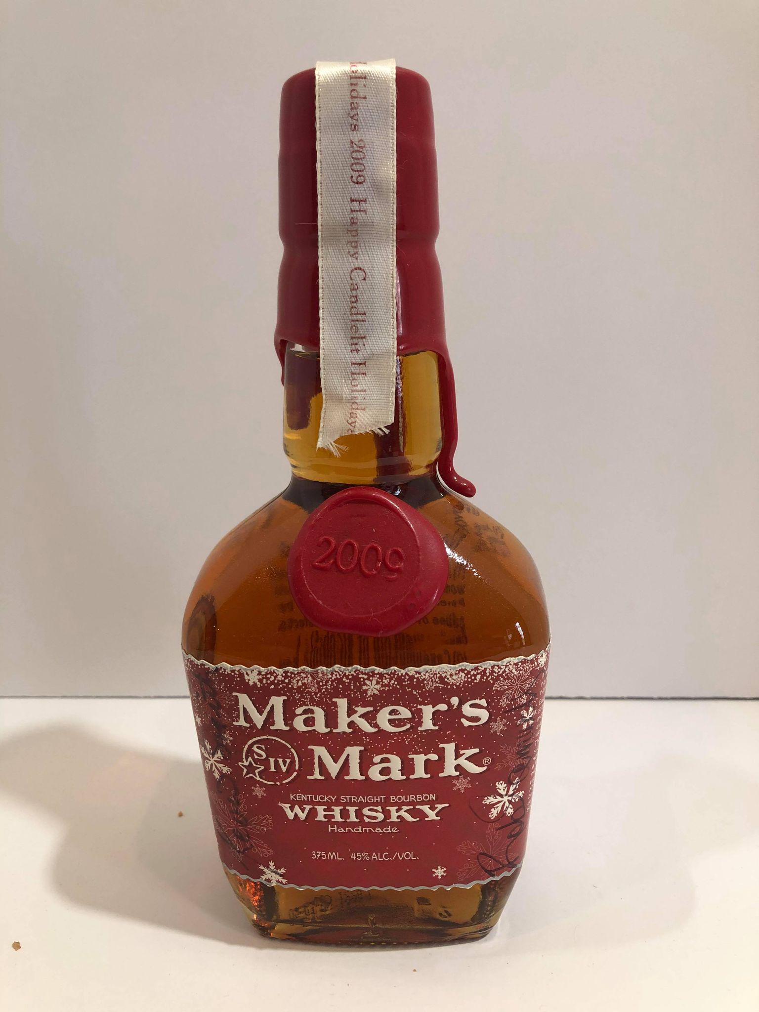 Maker's Mark 2009 Happy Candle Lit Holidays Signature: Maker's Mark 2009 Happy Candle Lit Holidays Signature of Kevin Smith and Rob Samuels