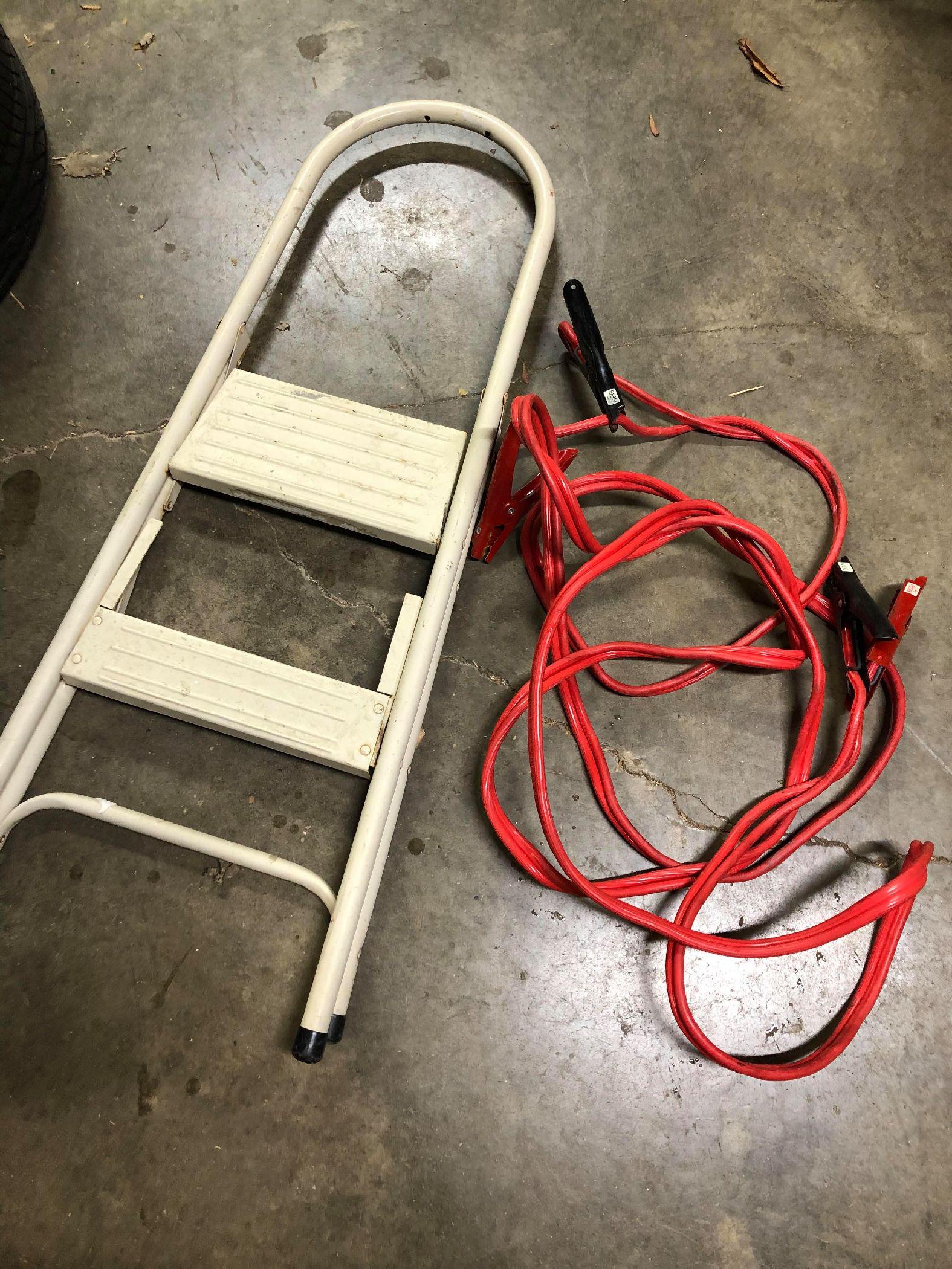 Step Ladder & Jumper Cables: Step Ladder & Jumper Cables