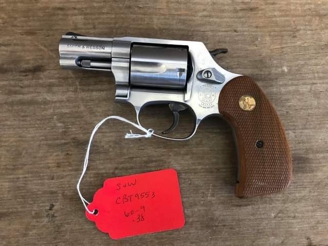 Smith & Wesson 60-9 .38 S/N: CBT9553: Smith & Wesson 60-9 .38 S/N: CBT9553