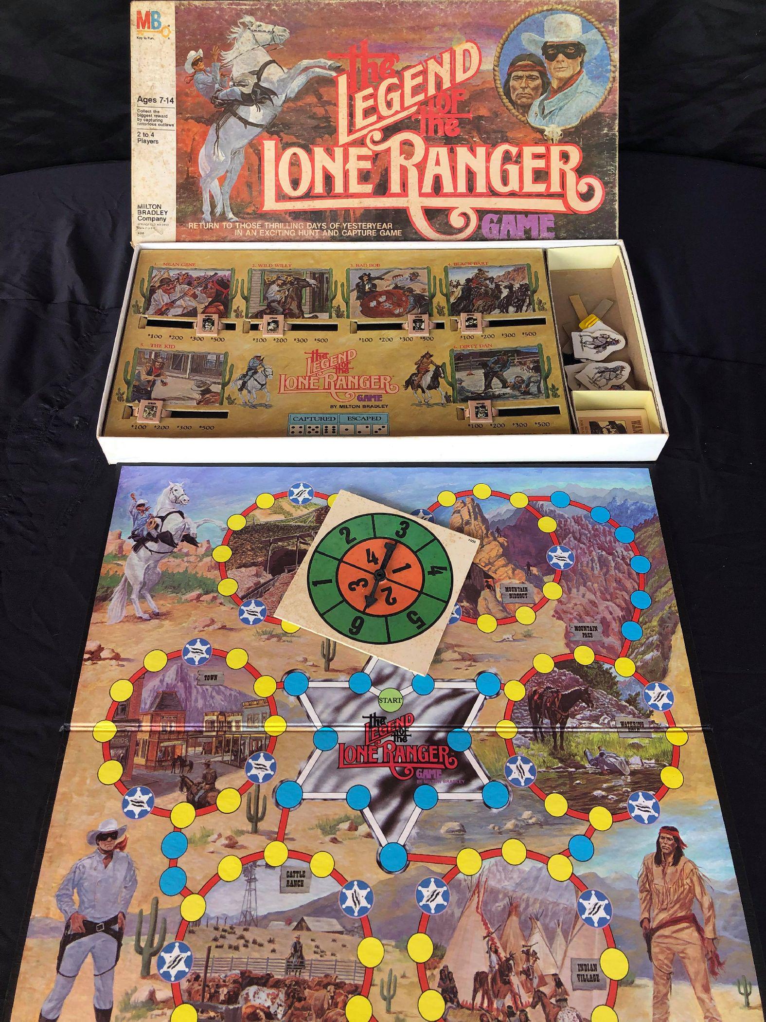 Milton Bradley The Legend Of The Lone Ranger Board Game: Milton Bradley The Legend Of The Lone Ranger Board Game