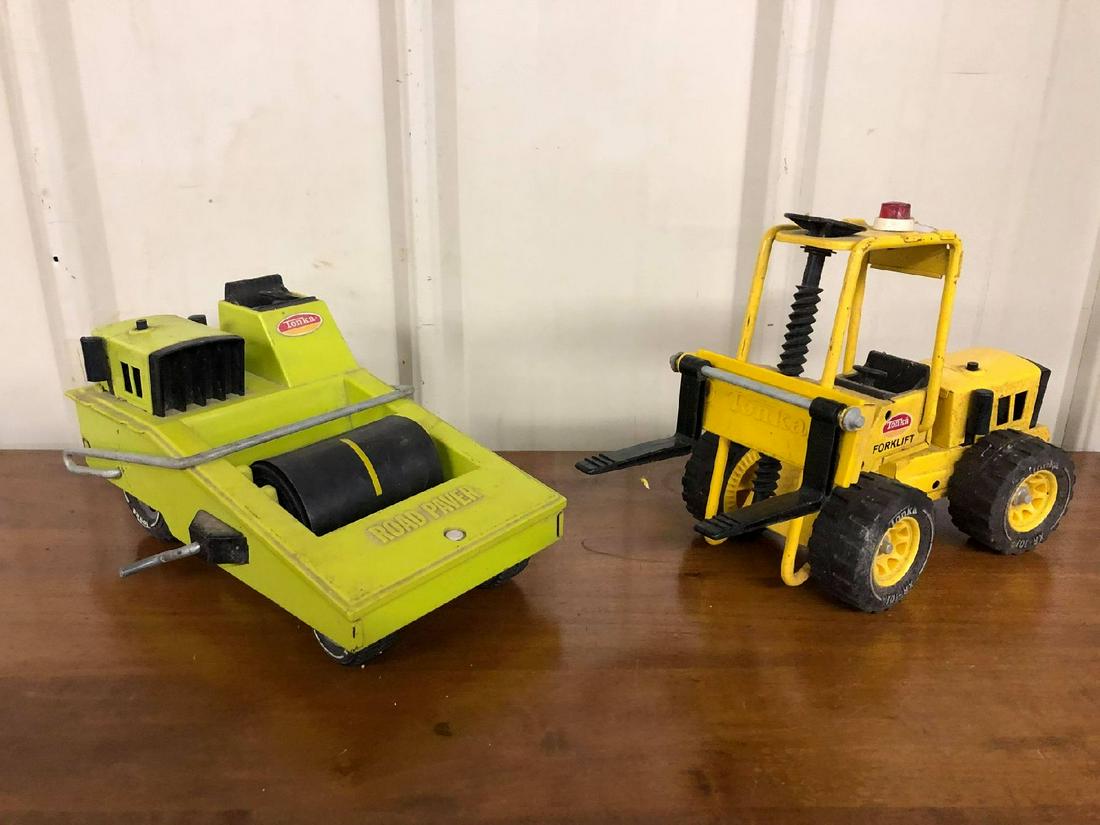 Tonka Road Paver & Tonka Forklift: Tonka Road Paver & Tonka Forklift