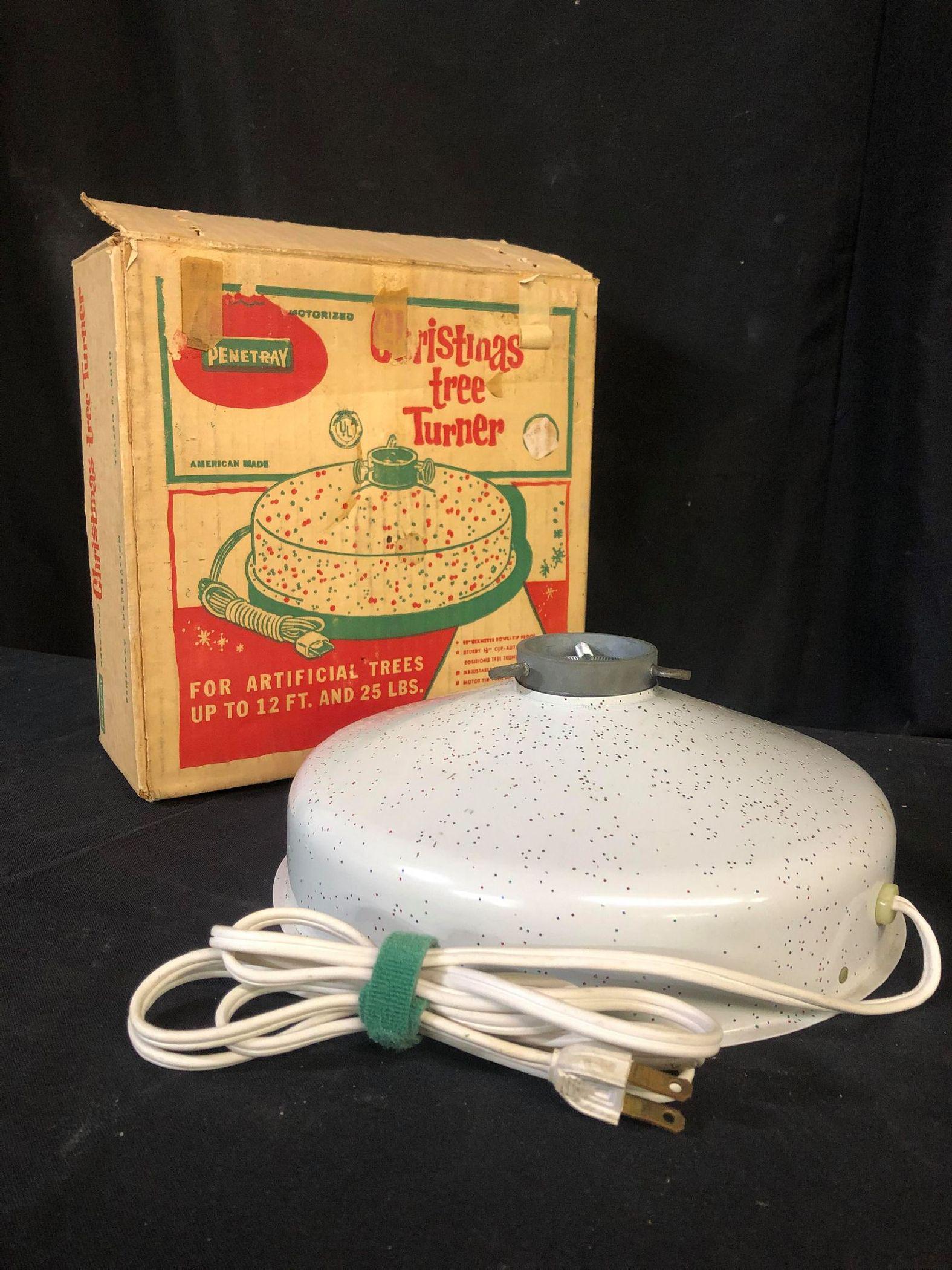 Vintage Penetray Christmas Tree Turner: Vintage Penetray Christmas Tree Turner
