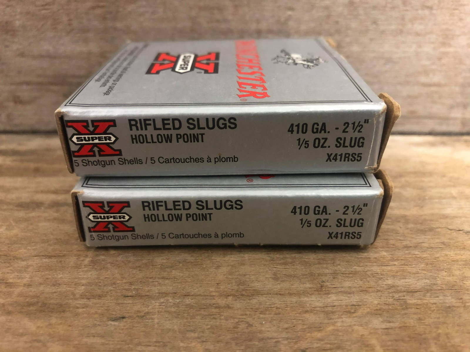 Super X 410 Ga. Rifled Slugs Hollow Point: Super X 410 Ga. Rifled Slugs Hollow Point