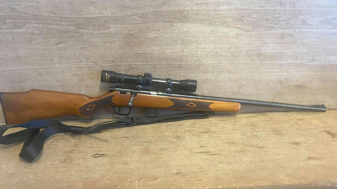 Marlin Model 25MN .22 Mag With Scope 03338639: Marlin Model 25MN .22 Mag With Scope 03338639