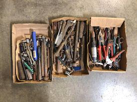 3 Box Lots of Misc Tools: 3 Box Lots of Misc Tools
