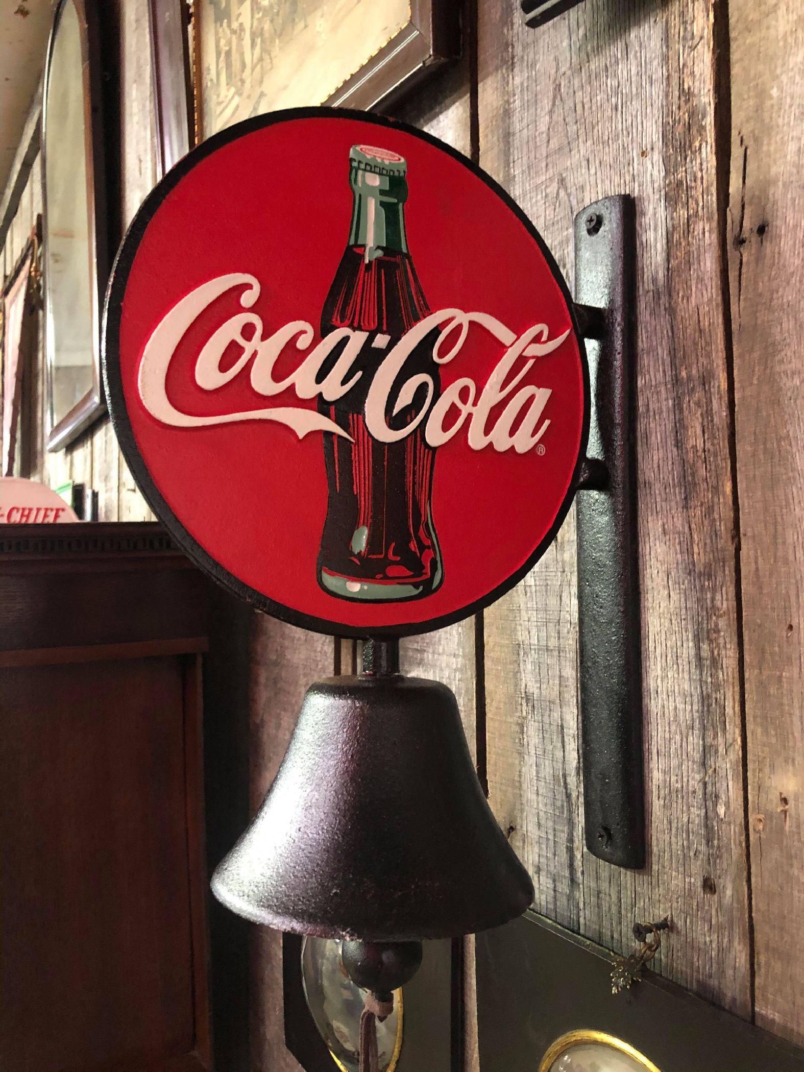 Cast Iron Coca-Cola Bell: Cast Iron Coca-Cola Bell
