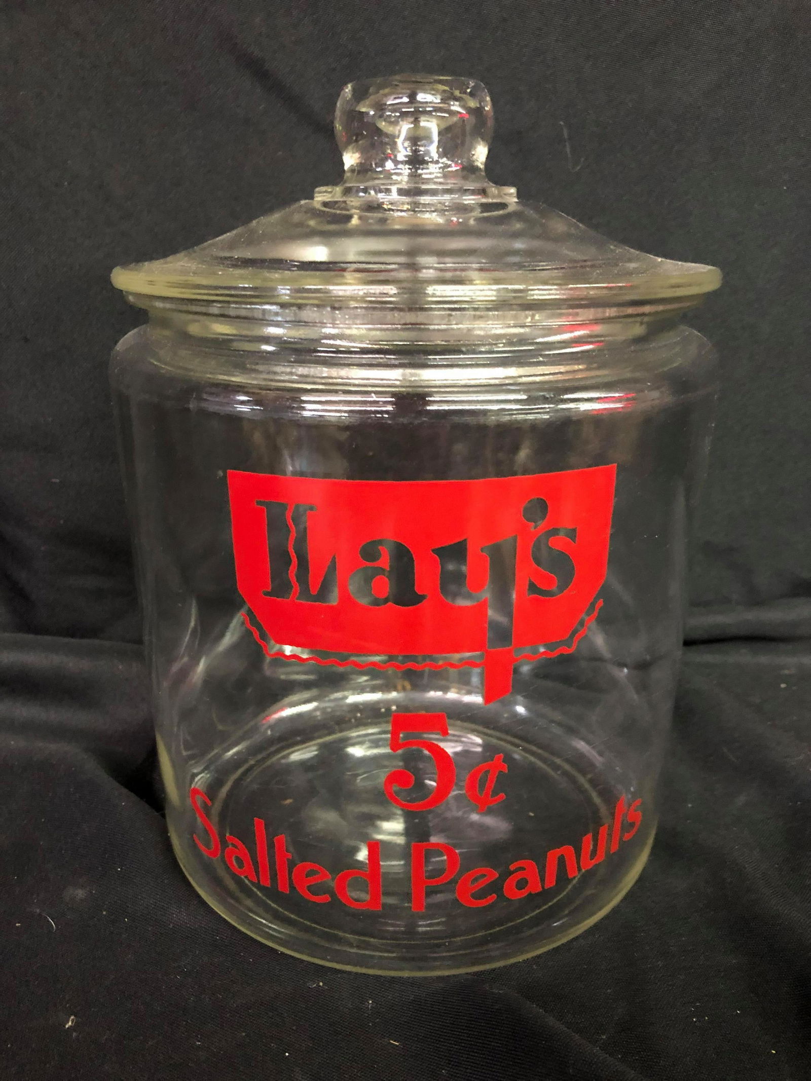 Lay's Salted Peanuts Glass Jar: Lay's Salted Peanuts Glass Jar