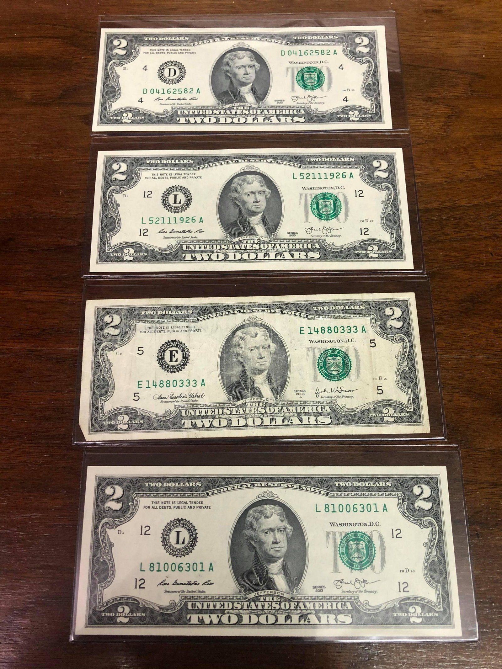 TWO DOLLAR BILLS: TWO DOLLAR BILLS