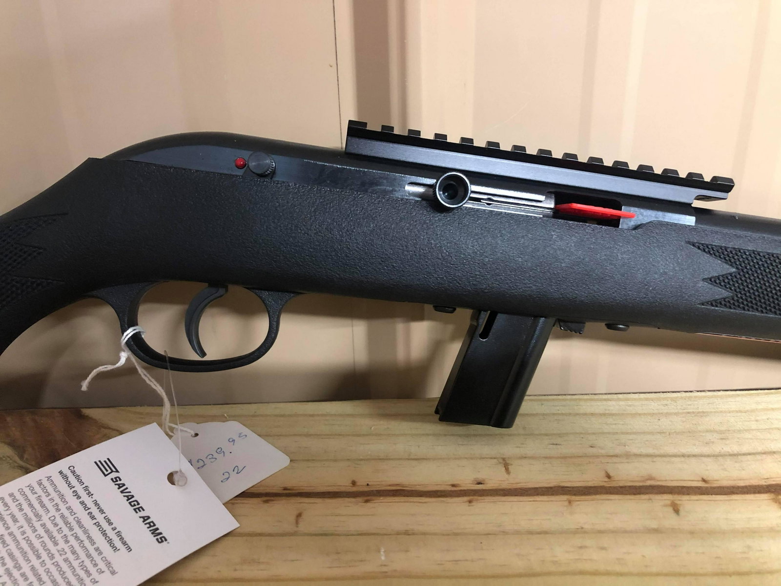 Savage Model 64 .22L With Threaded Bull Barrel 3656207: Savage Model 64 .22L With Threaded Bull Barrel 3656207