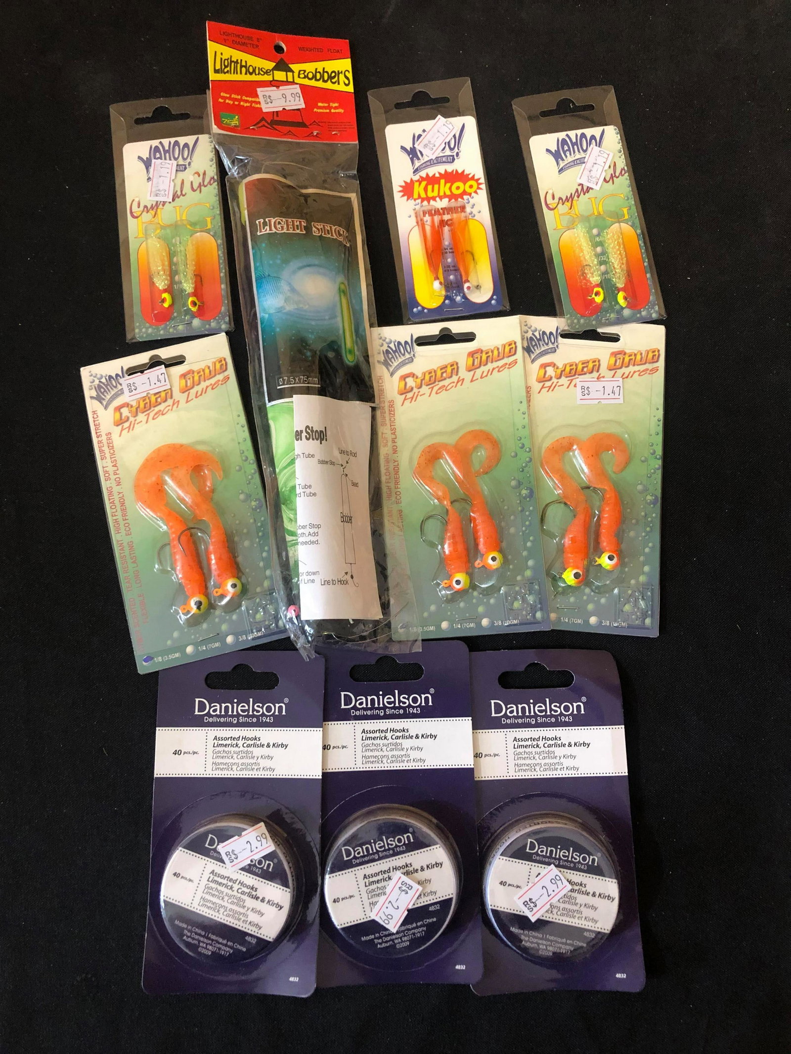 Lighthouse Bobber, Kukoo, Cyber Grub Lures: Lighthouse Bobber, Kukoo, Cyber Grub Lures
