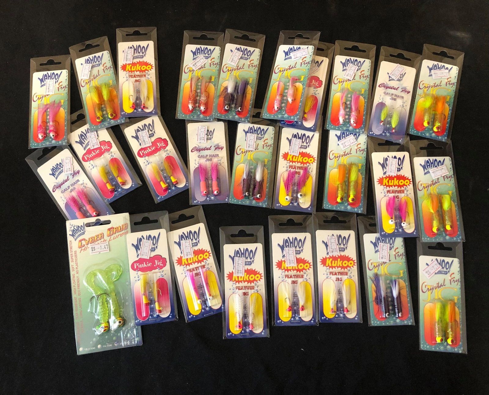 Wahoo Pinkie Jig, Cyber Grub, Kukoo Lures: Wahoo Pinkie Jig, Cyber Grub, Kukoo Lures
