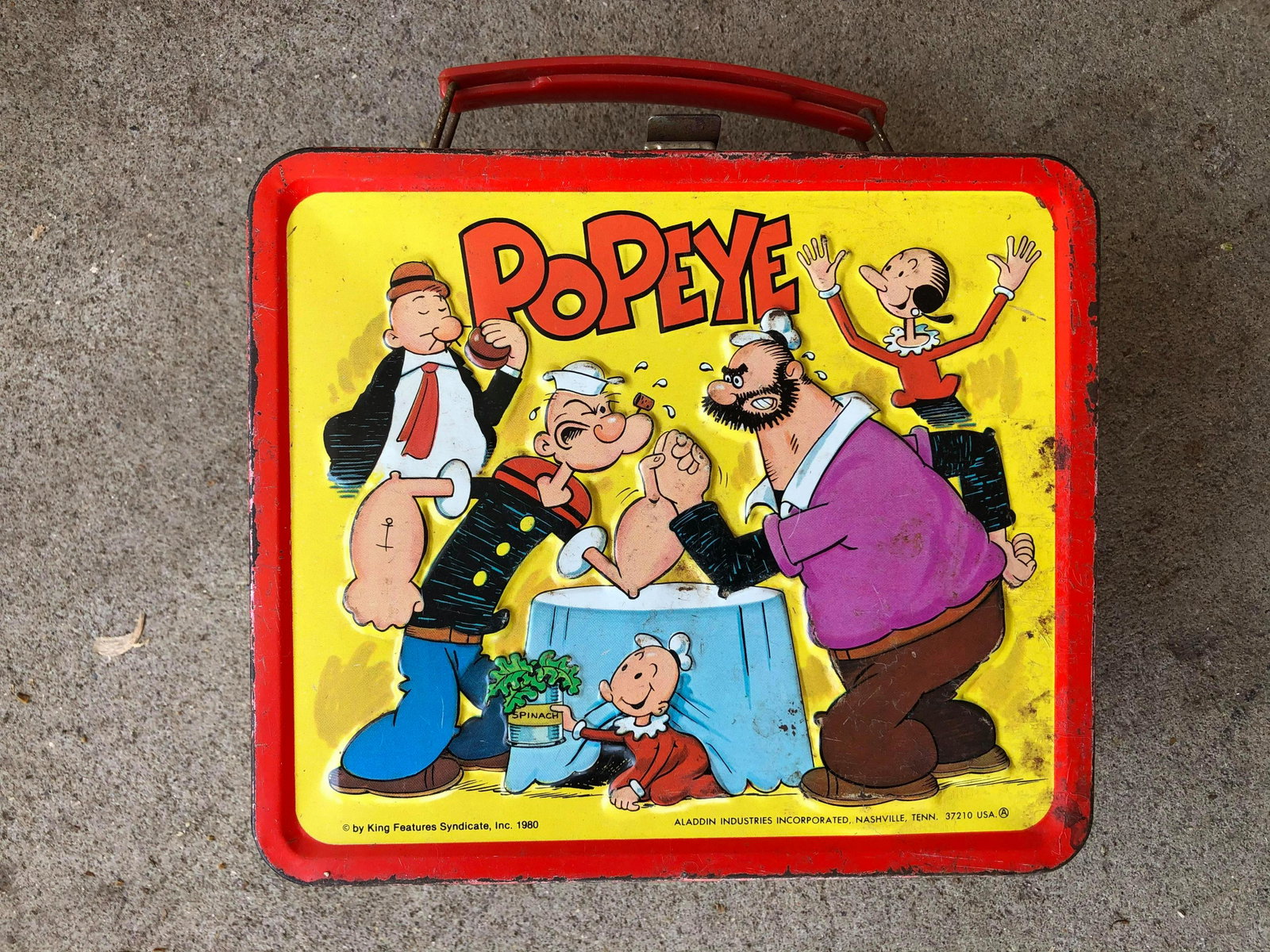 "POPEYE" LUNCH BOX: "POPEYE" LUNCH BOX