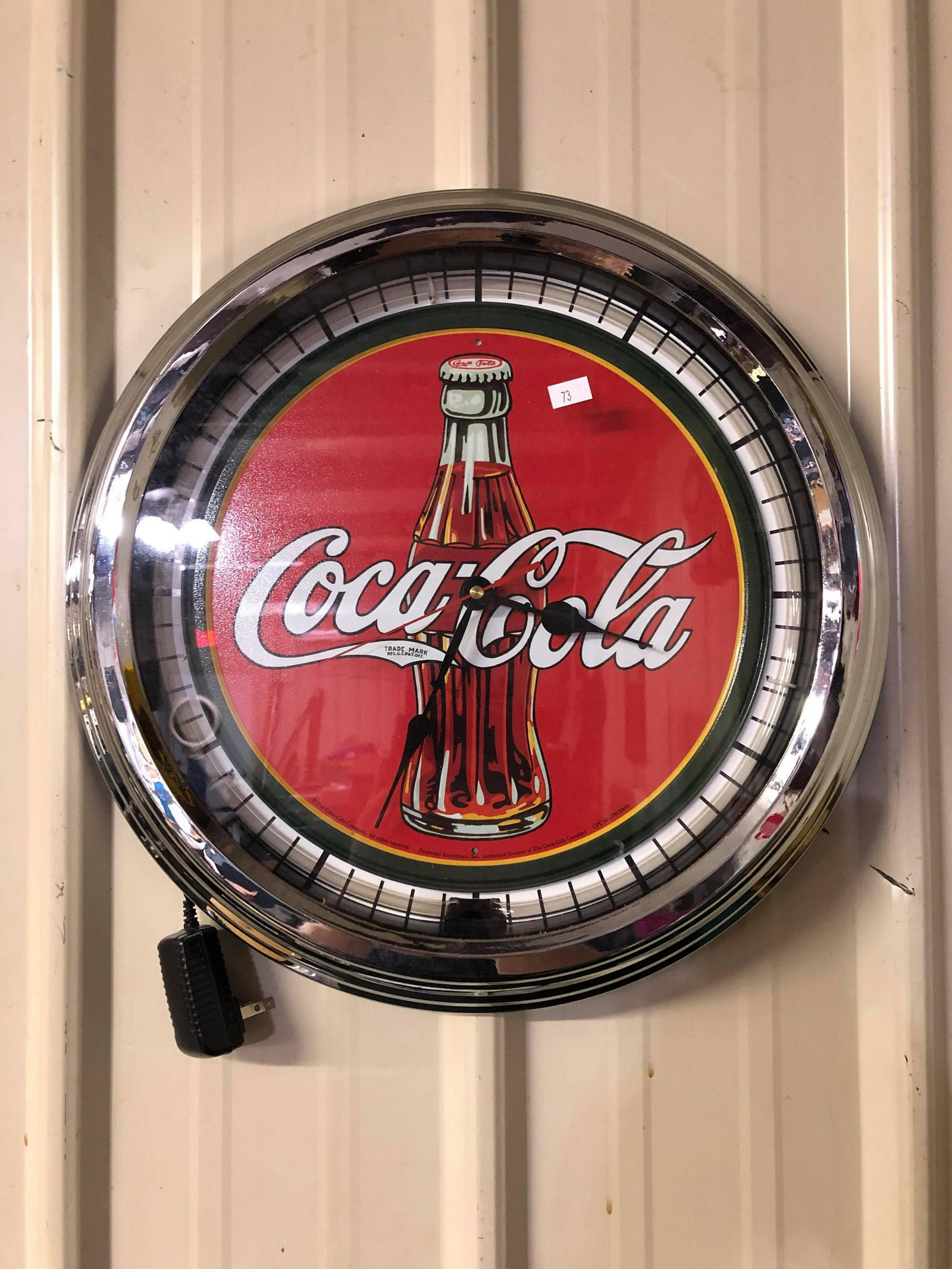 Lighted Coca-Cola Clock: Lighted Coca-Cola Clock