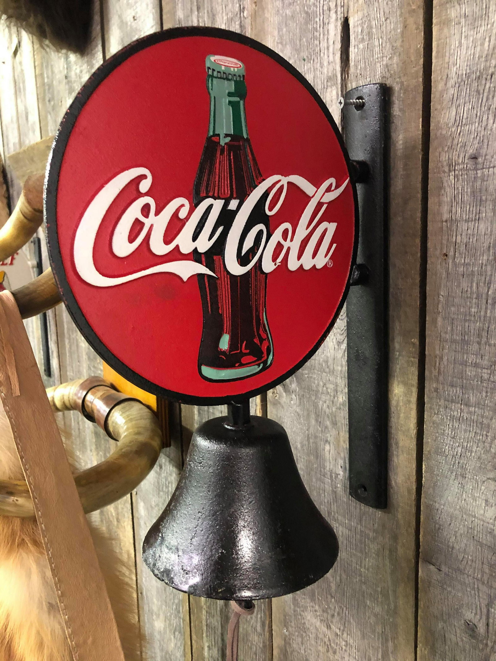 Cast Iron Coca-Cola Bell: Cast Iron Coca-Cola Bell