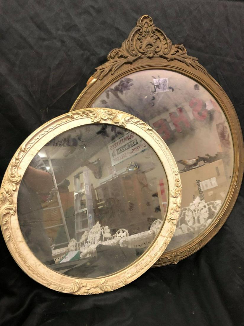 2 Large Antique Mirrors: 2 Large Antique Mirrors