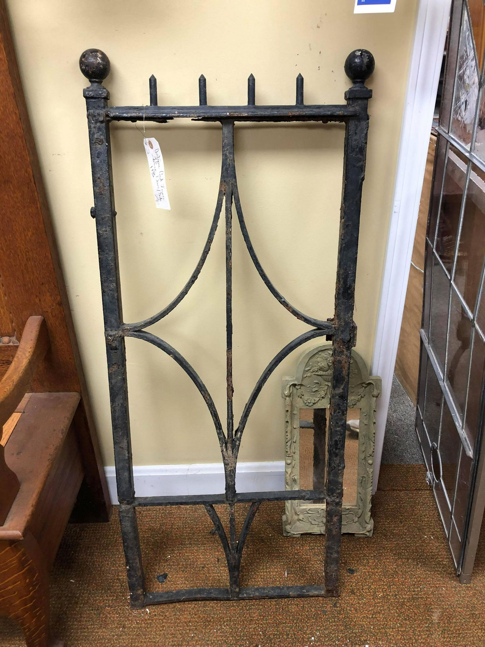 Antique Cast Iron Fence Door/Side (20"48") (1 of 1)