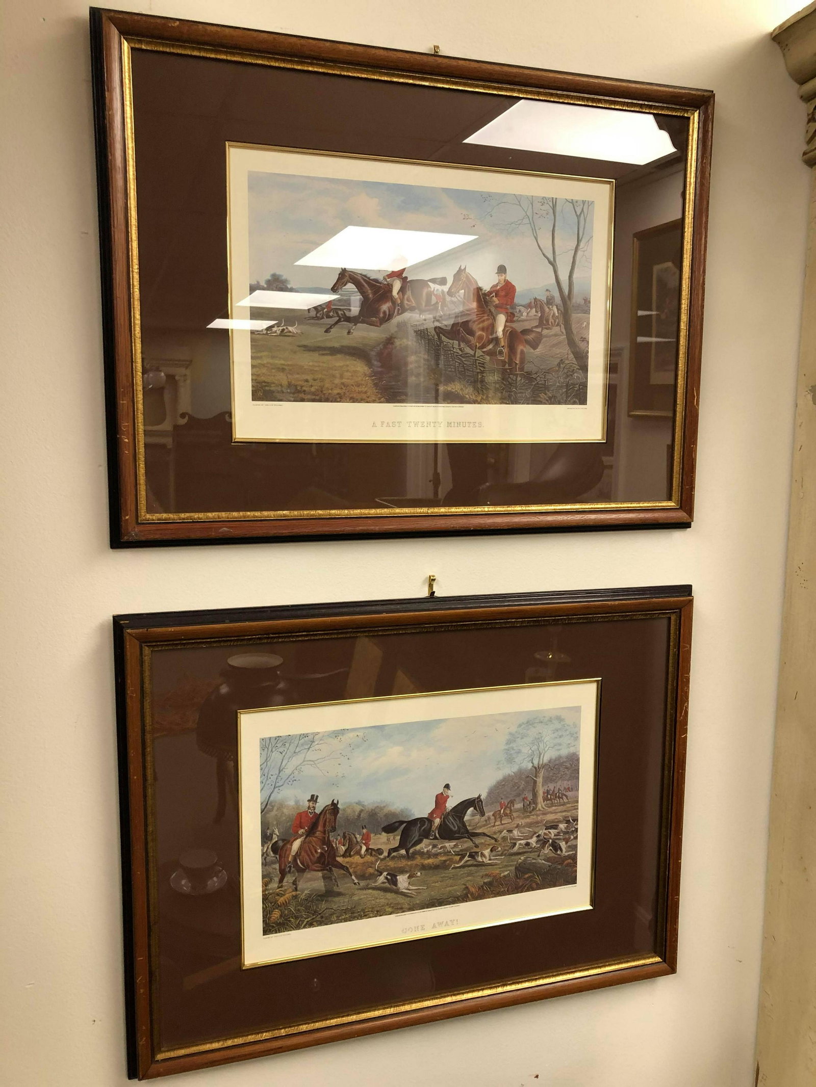 Currier & Ives Style Fox Hunting Scenes: Currier & Ives Style Fox Hunting Scenes