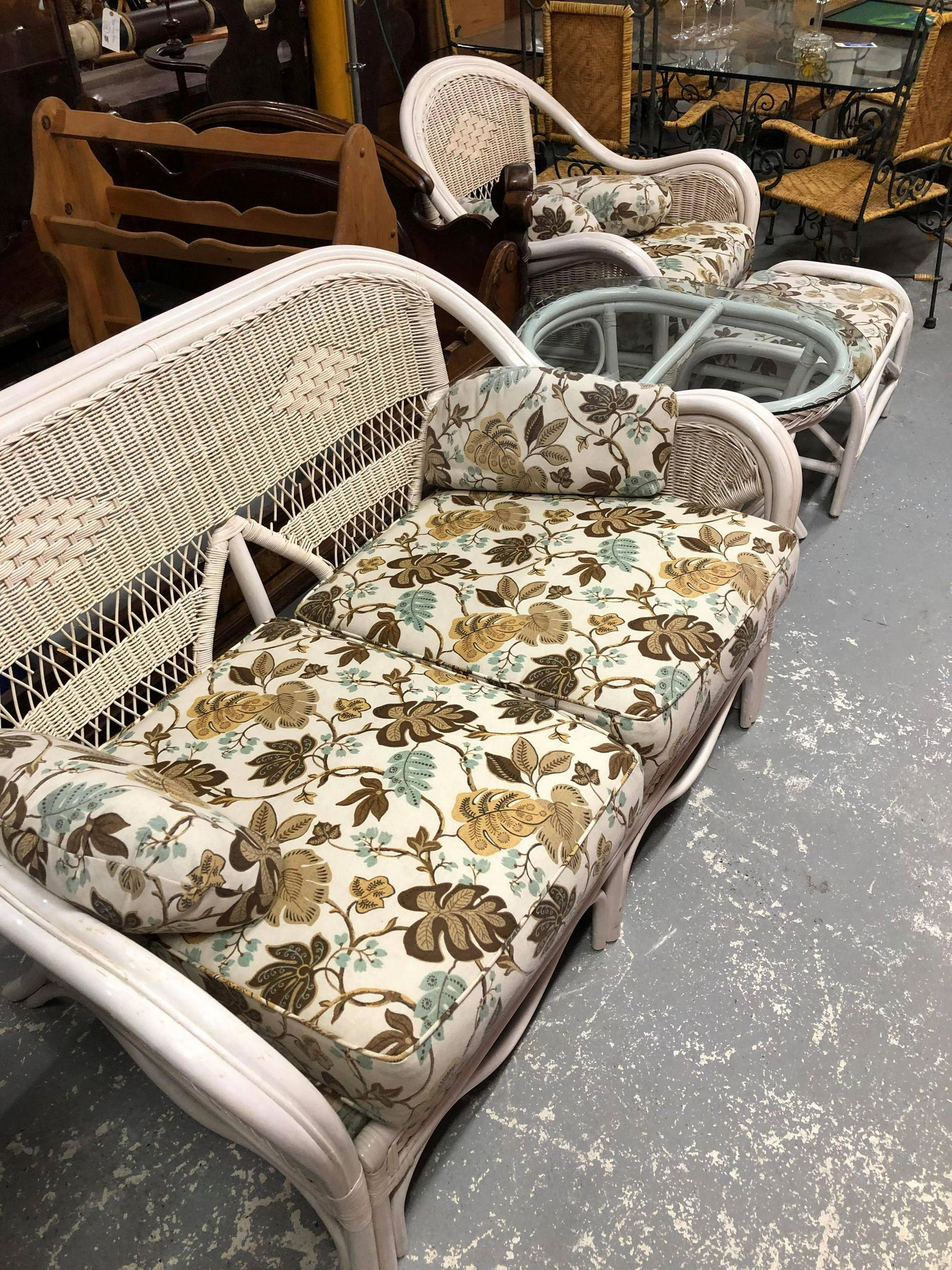 3pc. Wicker Patio Set (1 of 3)