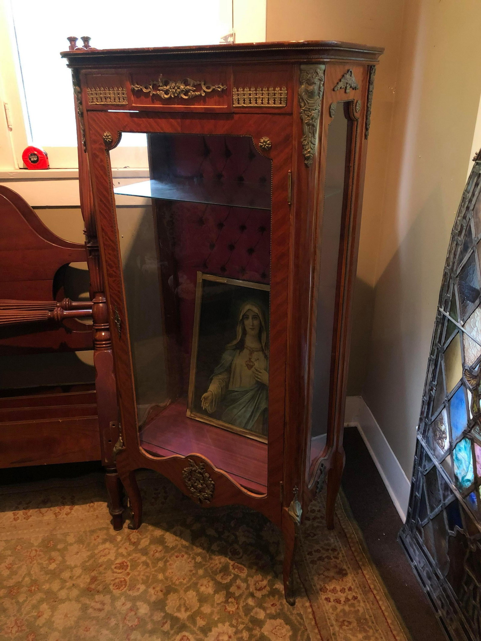 20th Century French Curio Cabinet with Ormolu (1 of 3)