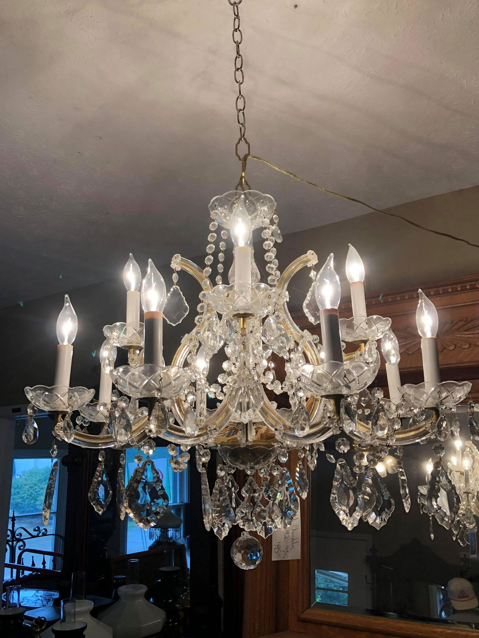Crystal Chandelier 1940s (1 of 1)