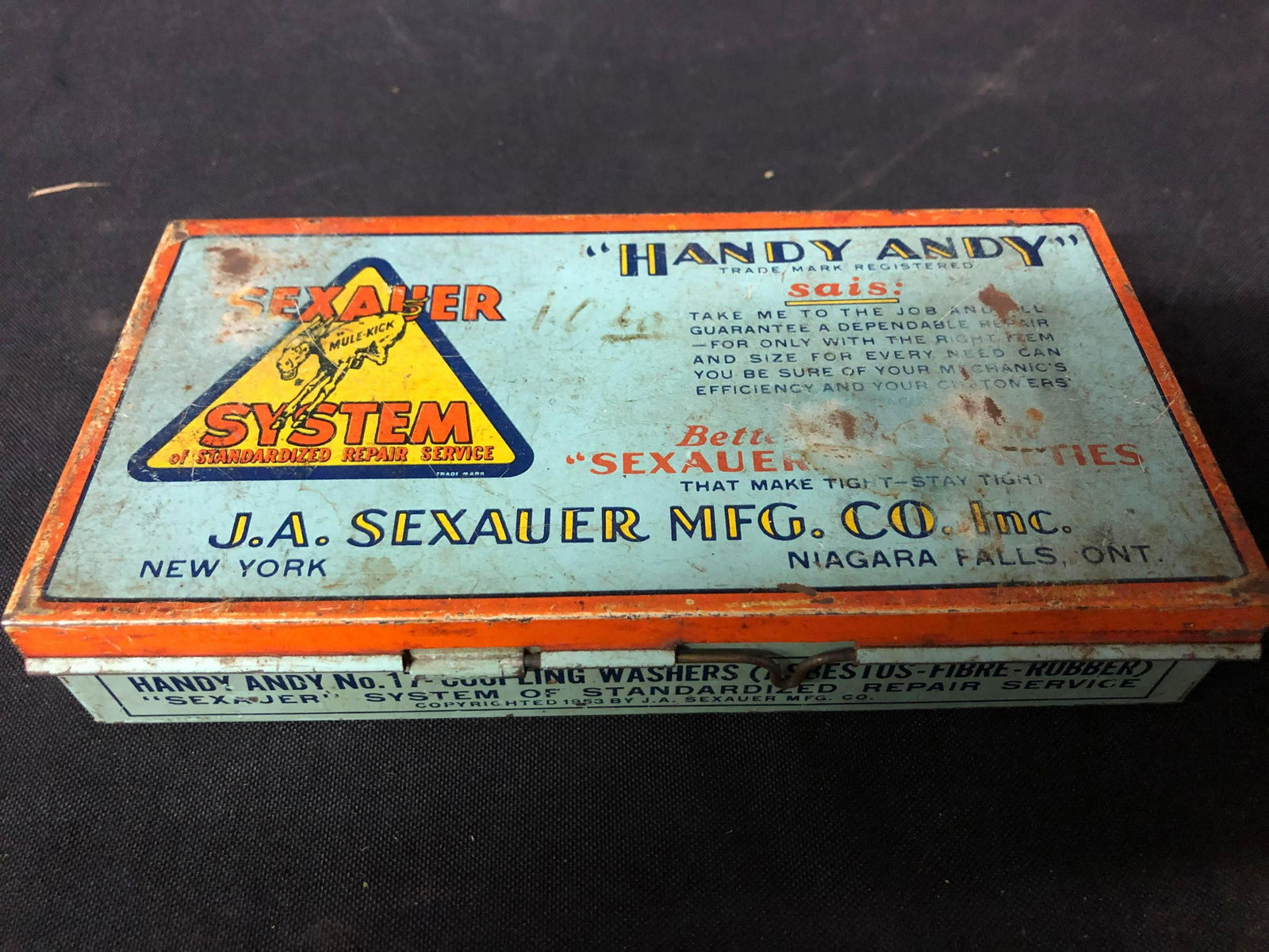 HANDY ANDY SEXAUER SYSTEM METAL BOX (1 of 2)