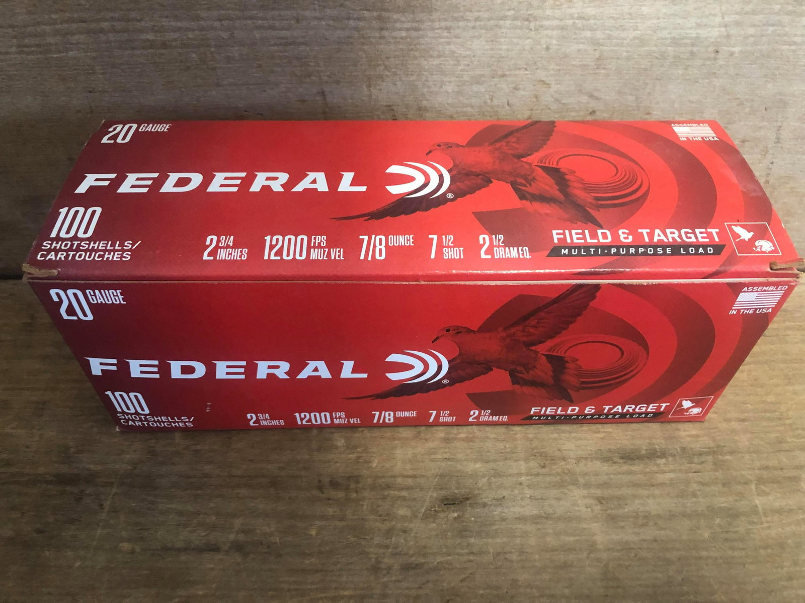 100 Rounds Federal 20 Gauge: 100 Rounds Federal 20 Gauge