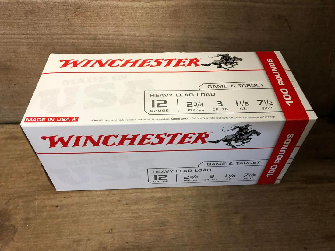 100 ROUNDS WINCHESTER 12GA: 100 ROUNDS WINCHESTER 12GA