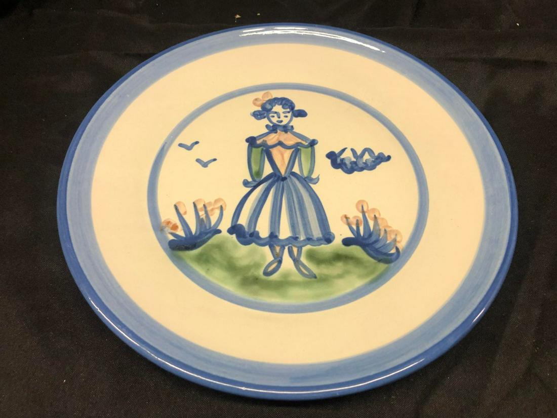 M.a. Hadley Hand Painted Plate (1 of 1)