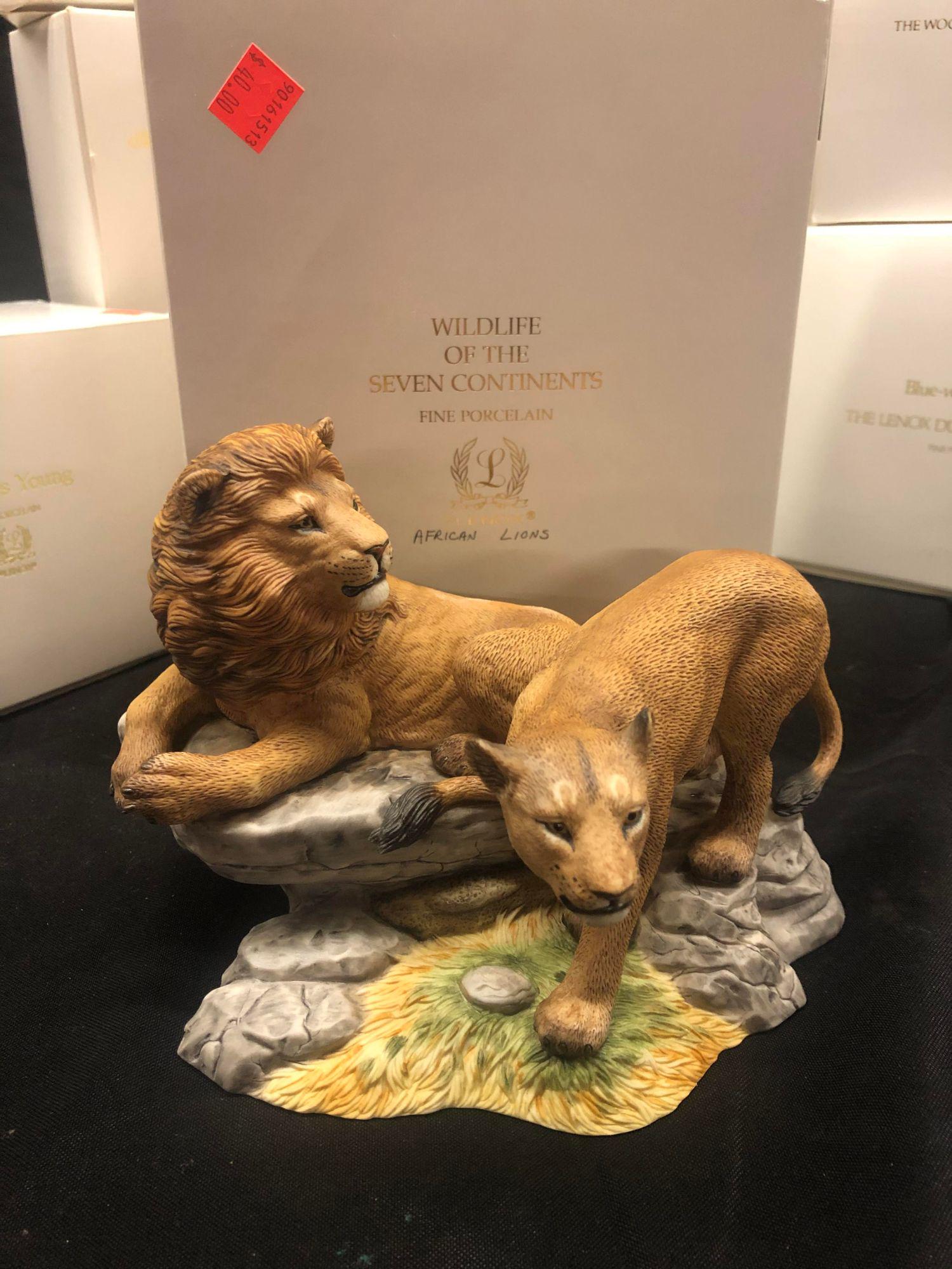 Collection of Lenox Fine Porcelain China Figurines (1 of 4)