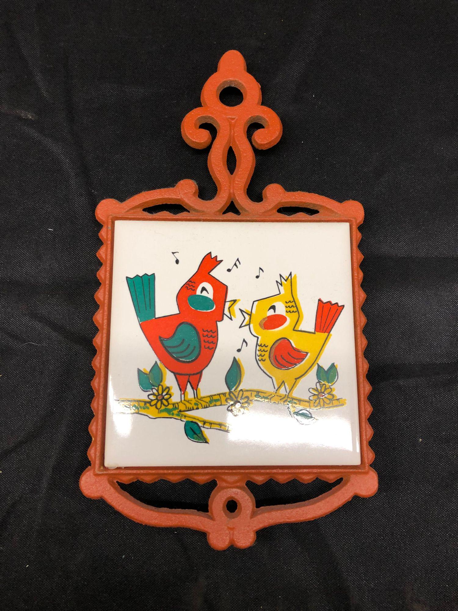 Cast Iron Made In Japan Royal Sealy Trivet: Cast Iron Made In Japan Royal Sealy Trivet