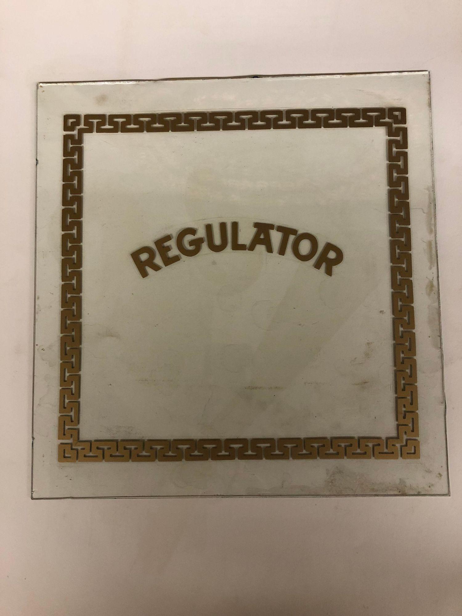 Glass Insert for Regulator Clock: Glass Insert for Regulator Clock