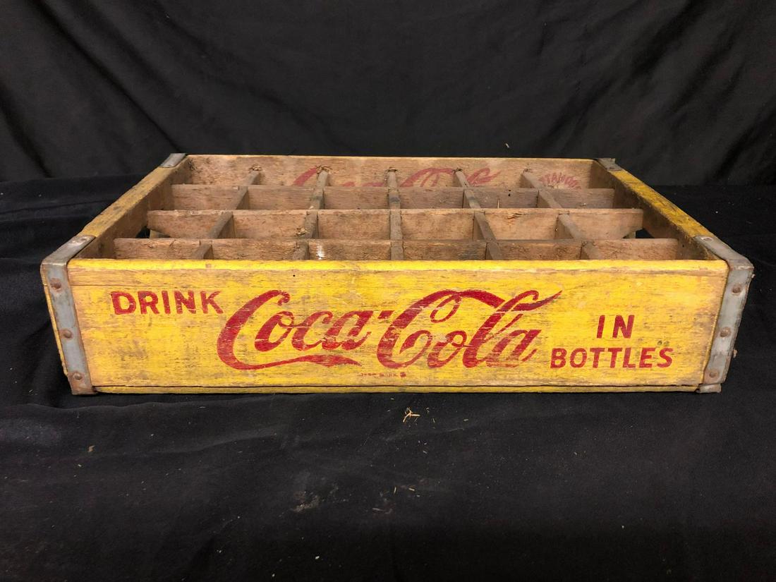 Yellow Coca-Cola Crate: Yellow Coca-Cola Crate