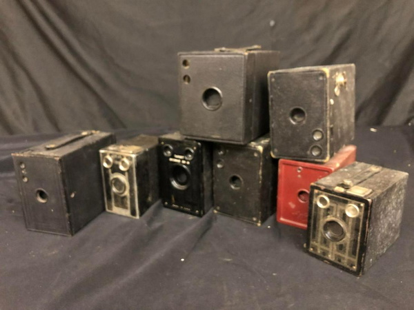 Collection Of Vintage Box Cameras