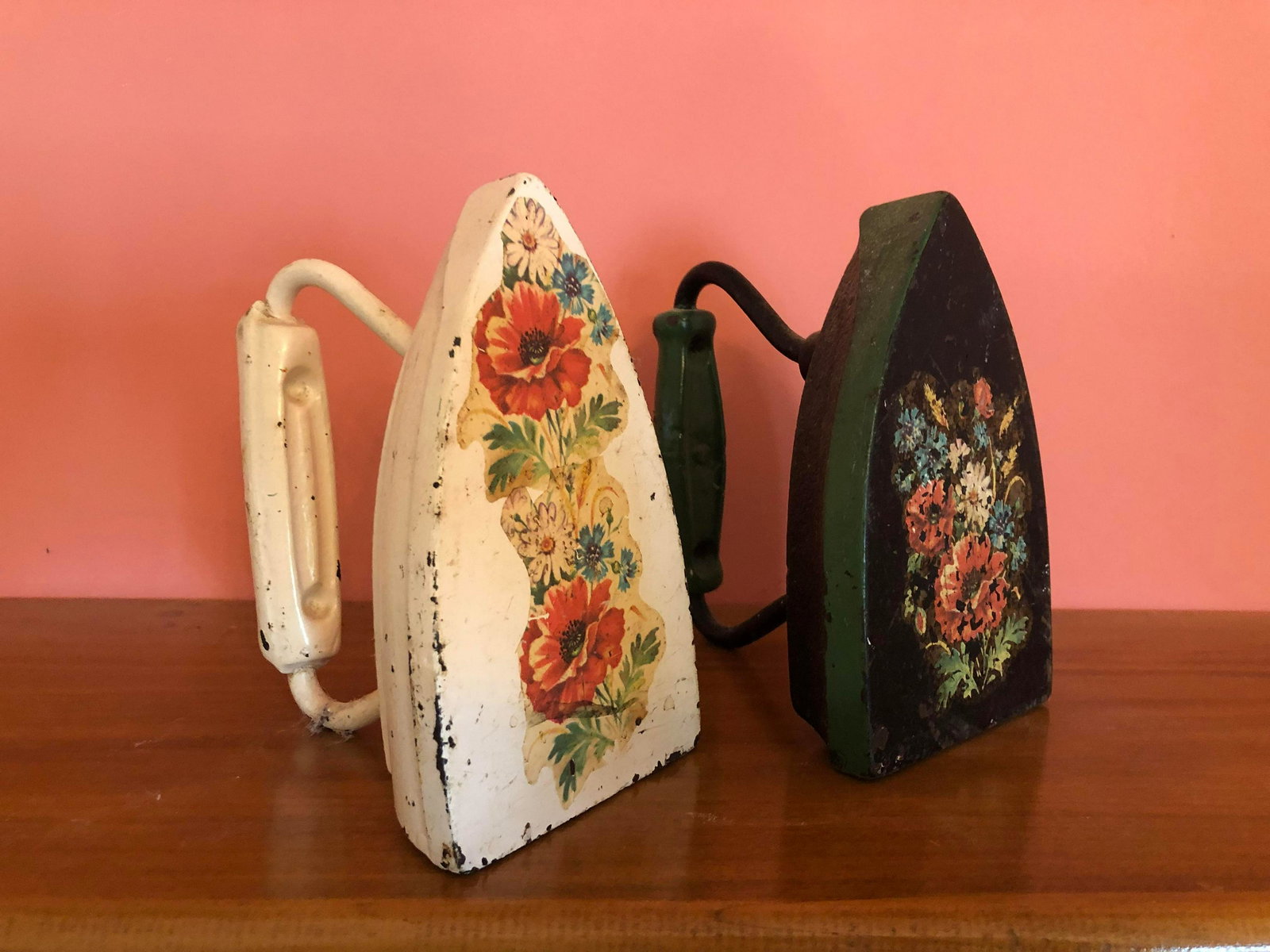 Pair Of Cast Iron Irons (1 of 1)